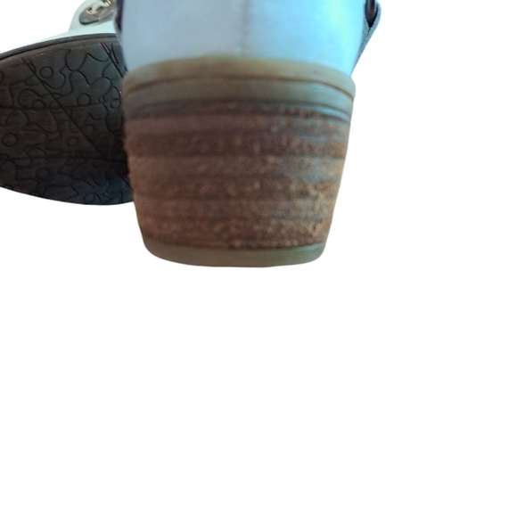 Vintage7 La Cienega Boot Booties White Leather Silver Disc Trim 8 - Picture 4 of 6